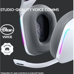 Logitech G G733 LIGHTSPEED Wireless RGB Gaming Headset - Ultimate Comfort & Immersive Sound in White